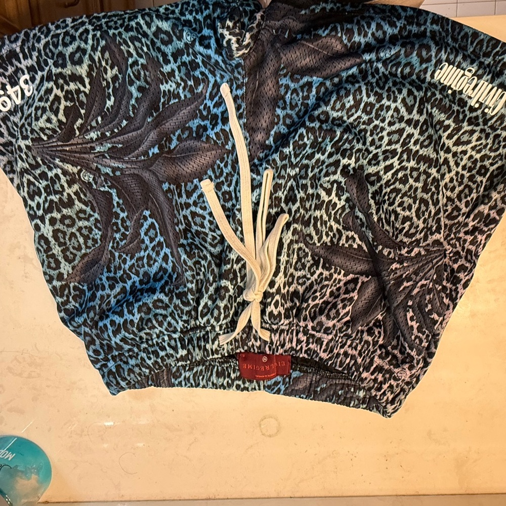 Civil regime /Darc sport Blue and Black Athletic Shorts
